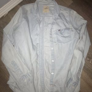 Light jean Hollister flannel